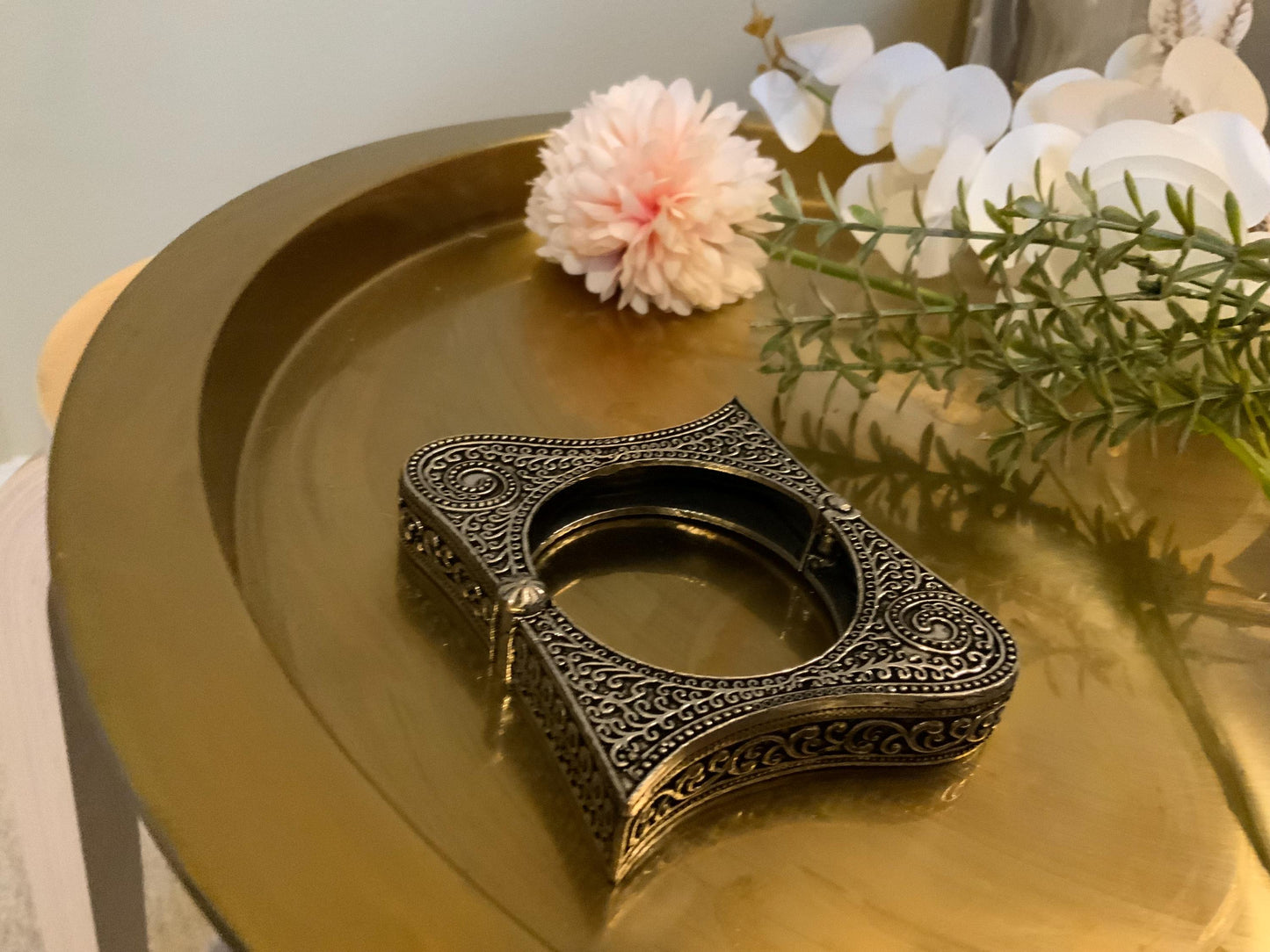Handmade bangles |Oxidized Bracelets| statement kada in set of 6 |Black metal| Diwali-Navrarti Jewelery