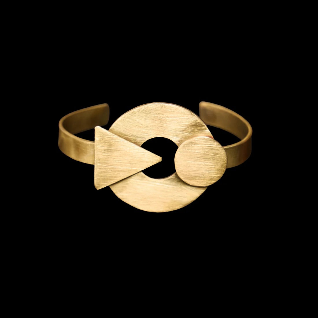 Geometric Cuff Bracelet (Adjustable)