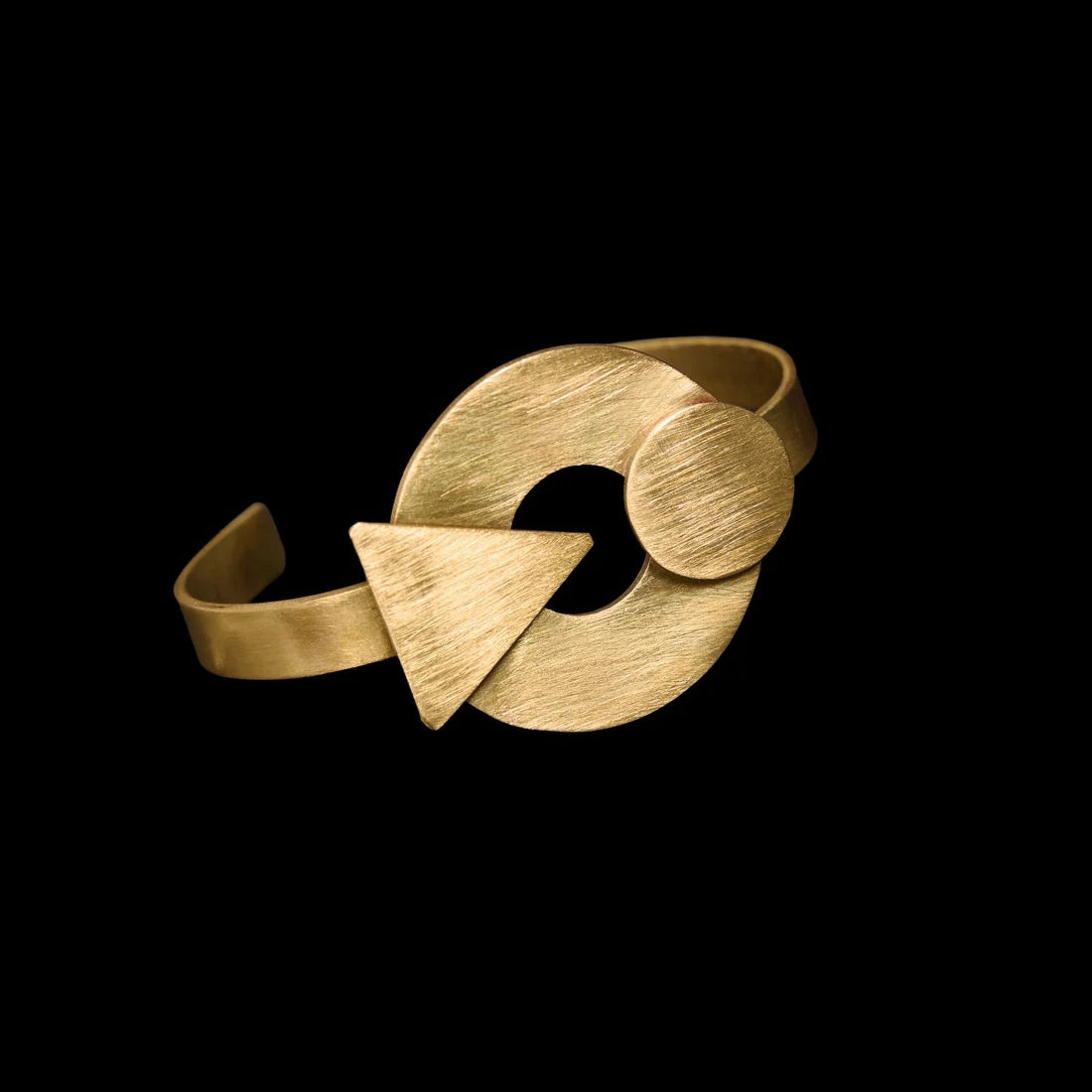 Geometric Cuff Bracelet (Adjustable)