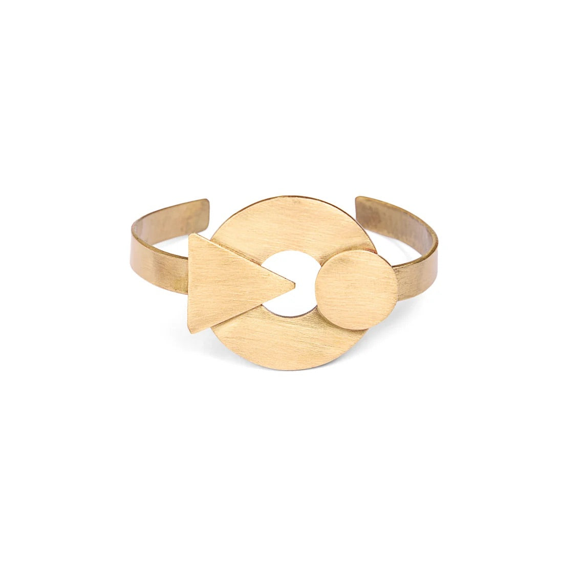 Geometric Cuff Bracelet (Adjustable)