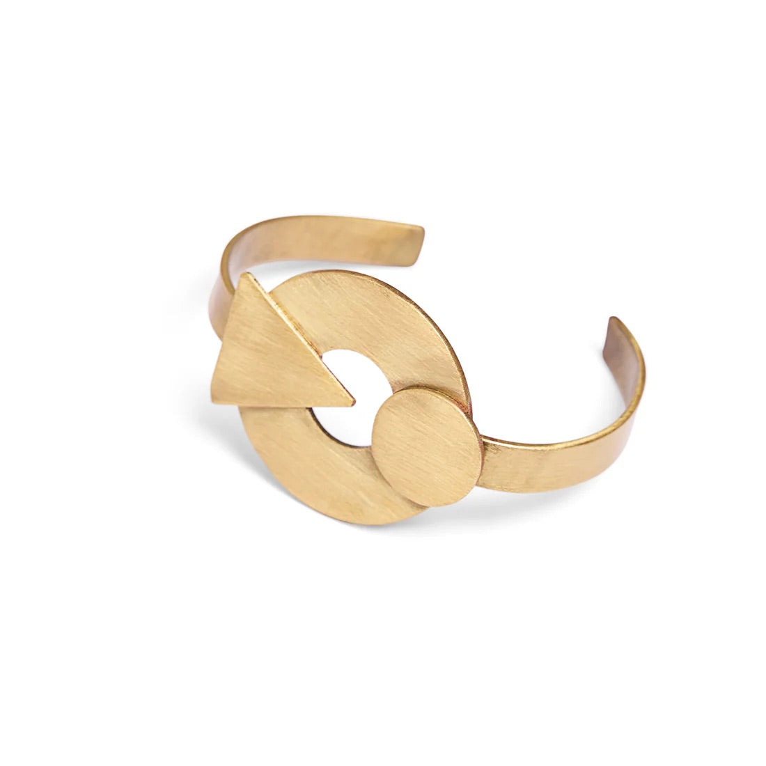 Geometric Cuff Bracelet (Adjustable)