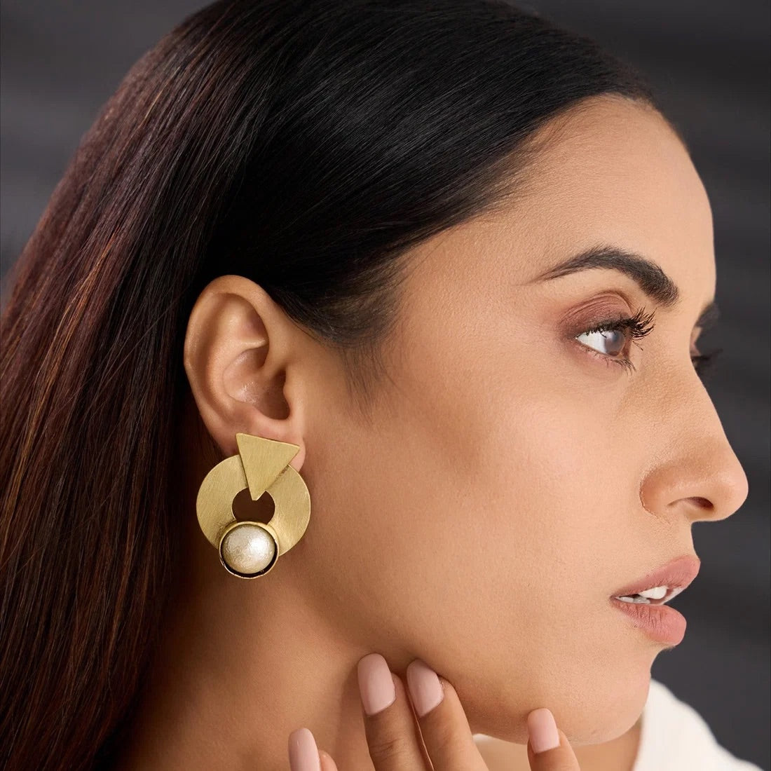 Geometric Studs Earrings