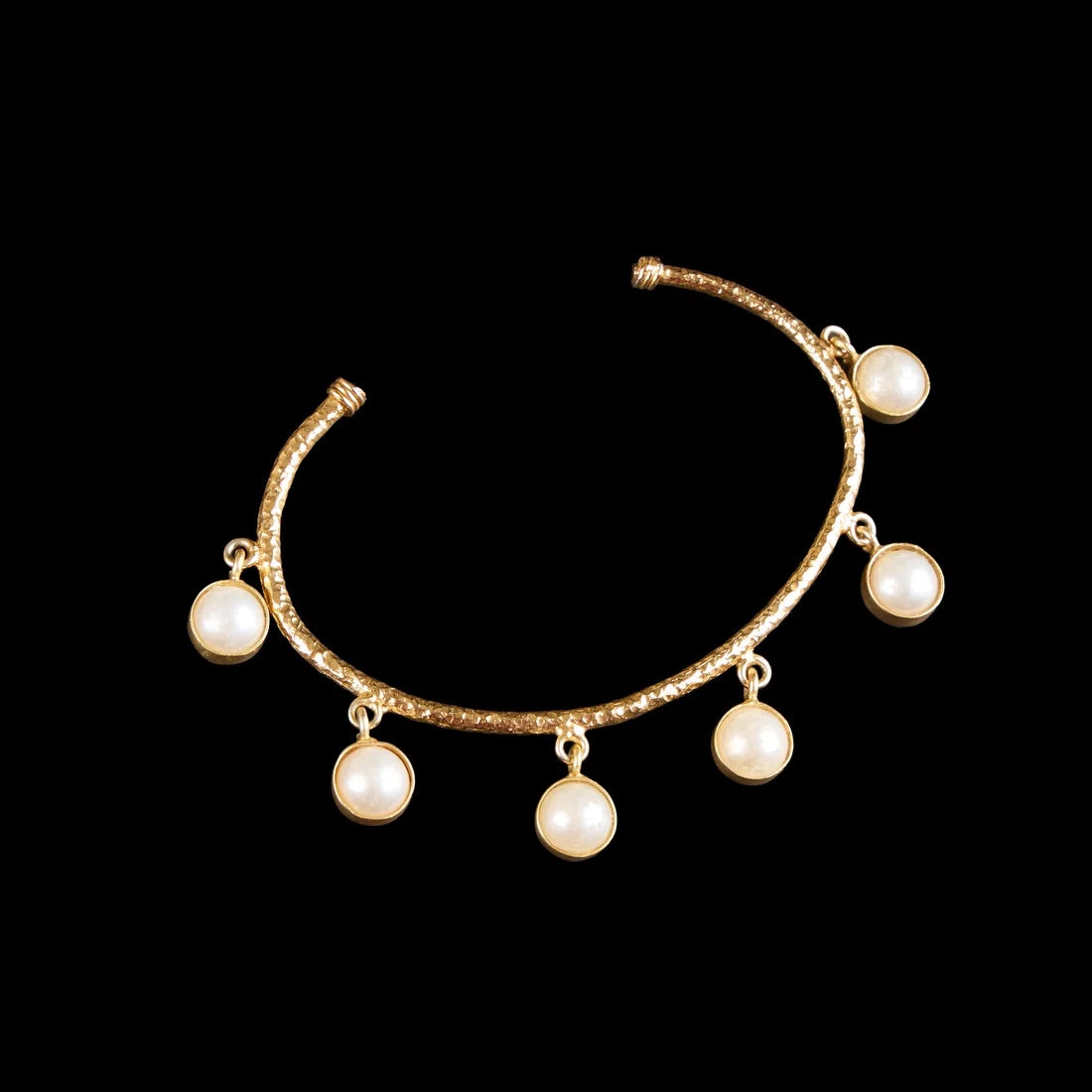 Pearl Cuff Bracelet (Adjustable)