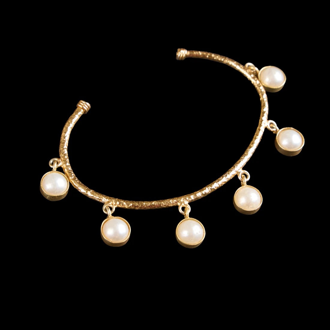 Pearl Cuff Bracelet (Adjustable)