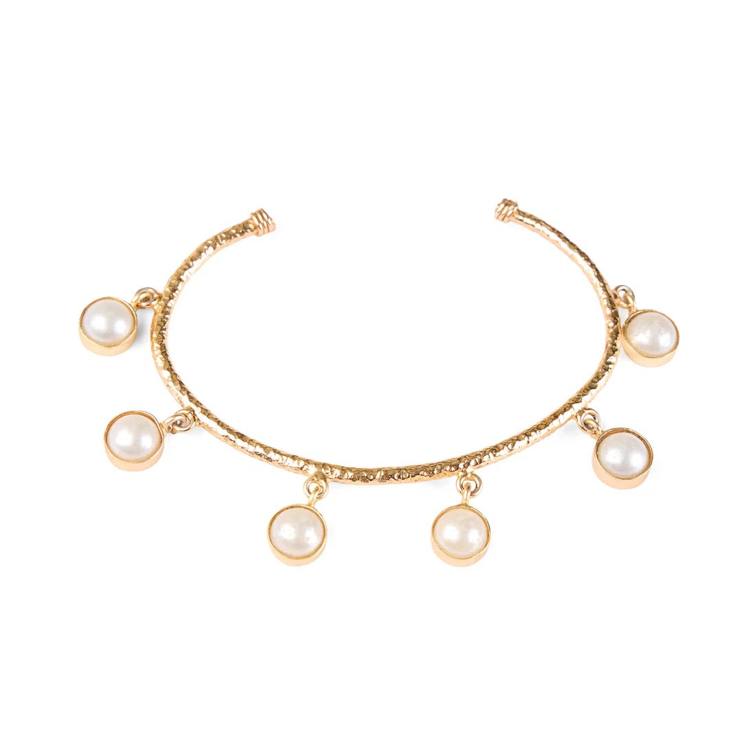 Pearl Cuff Bracelet (Adjustable)