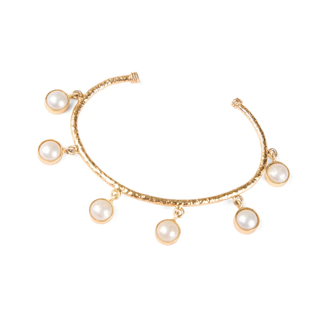 Pearl Cuff Bracelet (Adjustable)